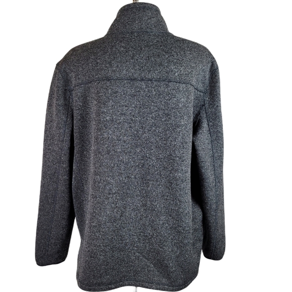 JOE FRESH Grey Zip Up Sweater Size L - Picture 3 of 7